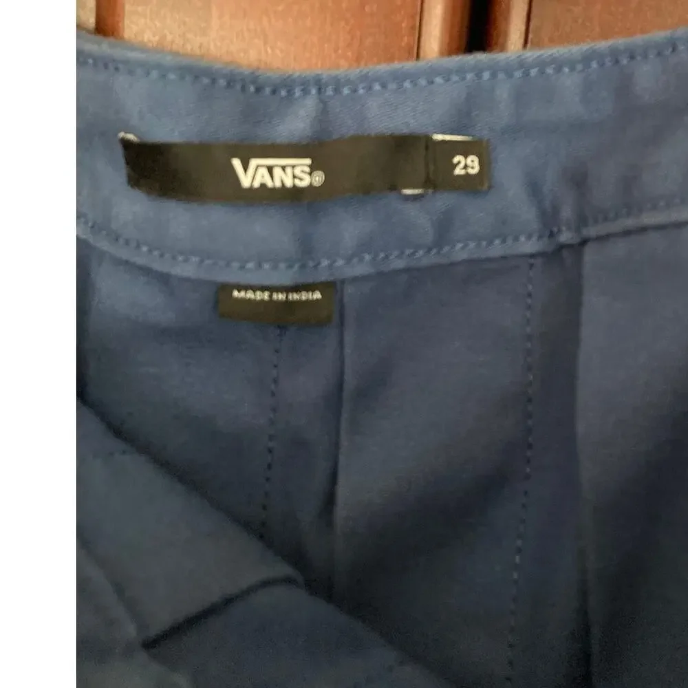 Vans - Retro Punk Blue Sunset Pleated Skater Mini Skirt - 29/M